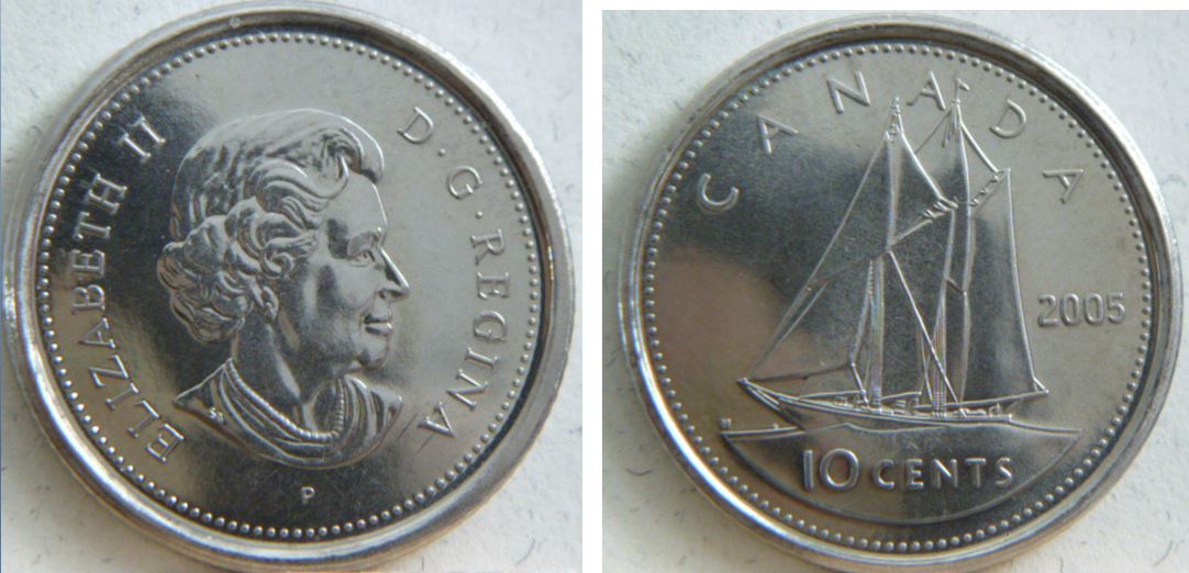 10 Cents 2005-Dommage de coin A de reginA-2.JPG