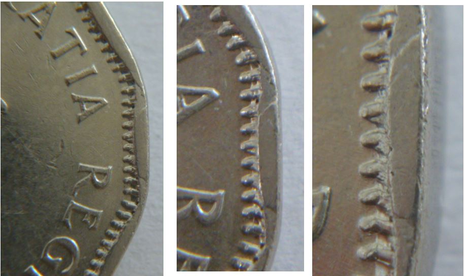 5 Cents 1962-Coin brisé a deux endroit-Au dessus et devant l'effigie-3.JPG