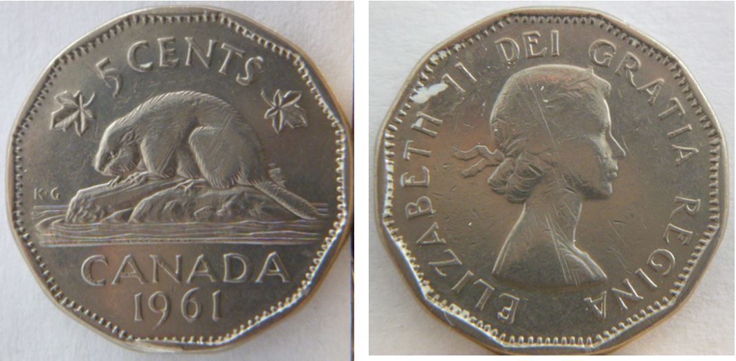 5 Cents 1961-Éclats de coin sous le 6et 1+Con brisé sous la date-1.JPG