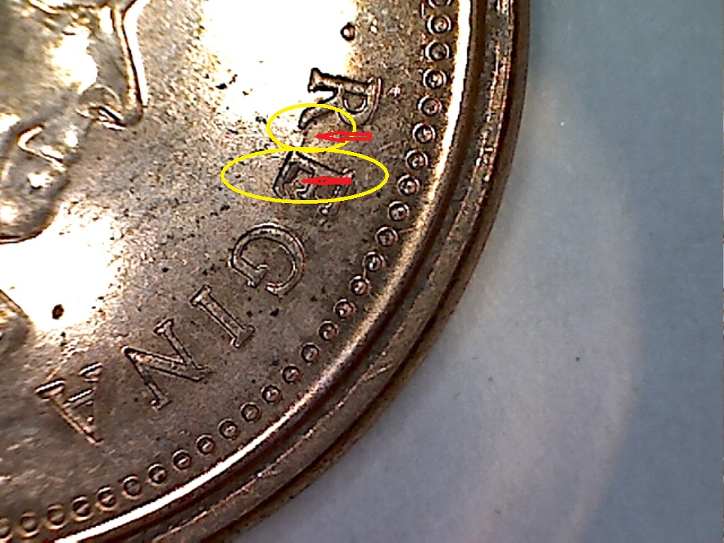 2009 MRC Mag. Fendillé entre R et E et Écl. sur E  B019019C.jpg