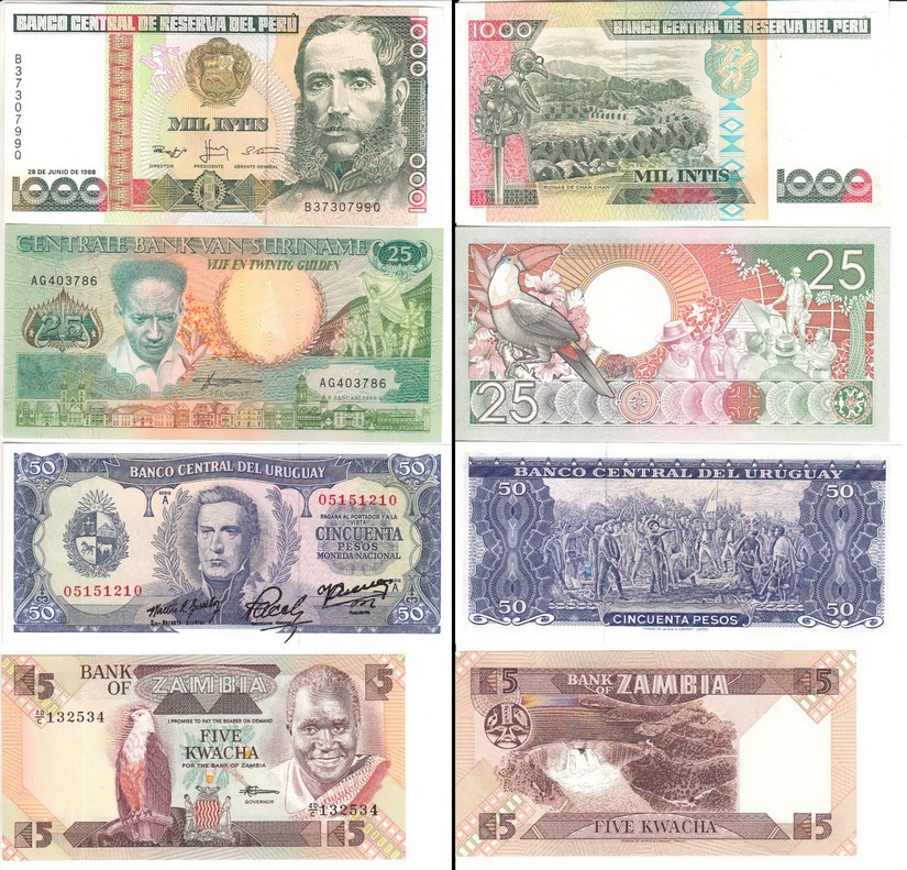 Numi - À Vendre - Lot 22 Billets du Monde - Photo 05.jpg