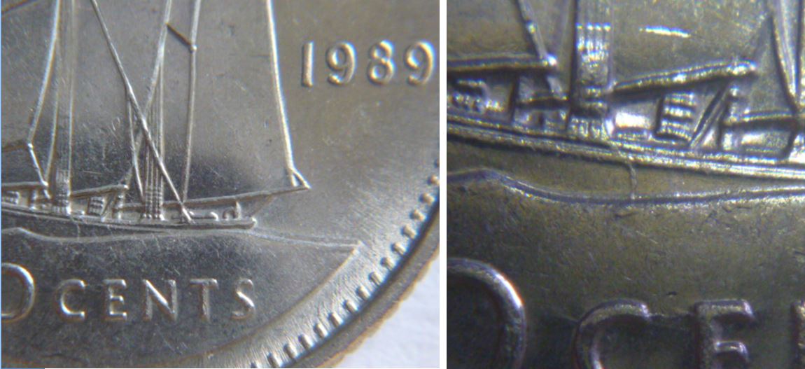 10 Cents 1989- Une ligne a l'eau-Coin fendillé revers-1.JPG