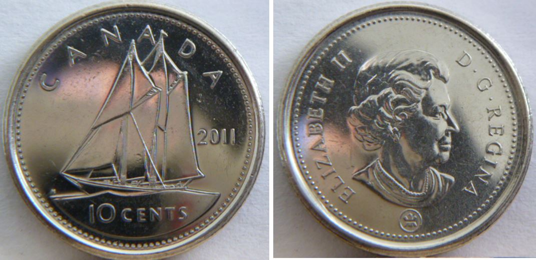 10 Cents 2011-Éclat de coin sur G de reGina-1.JPG