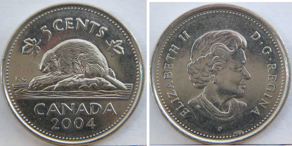 5 Cents 2004p-Bulle sur le listel coté avers-1.JPG