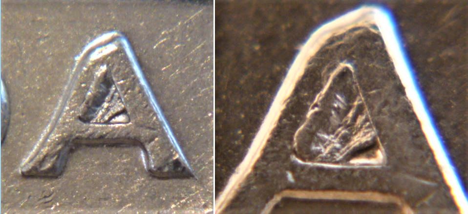 5 Cents 1977-Le dernier A de canadA boucher.JPG