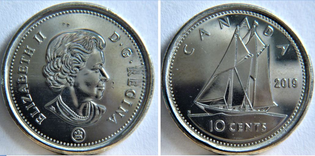 10 Cents 2019-Frappe a travers ou obturé sur RE de REgina-1.JPG