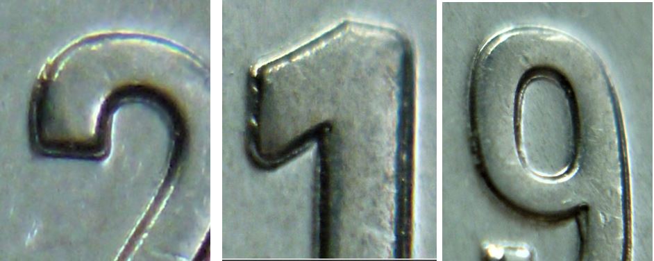2 Dollar 2019-Double date-Coin détérioré-3.JPG
