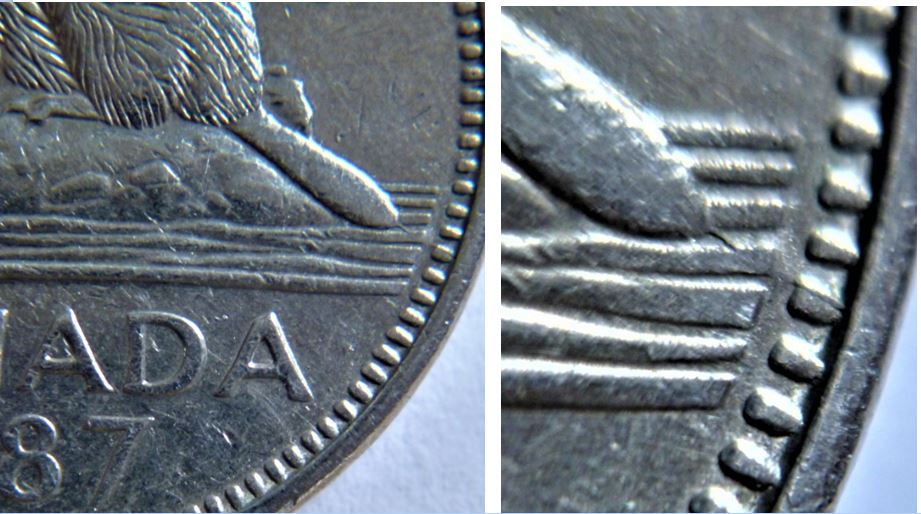 5 Cents 1987-Coin fendillé au bout de la queue-1.JPG