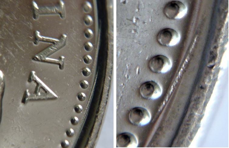 5 Cents 2015-Dommage du coin au dessus de regina-2.JPG