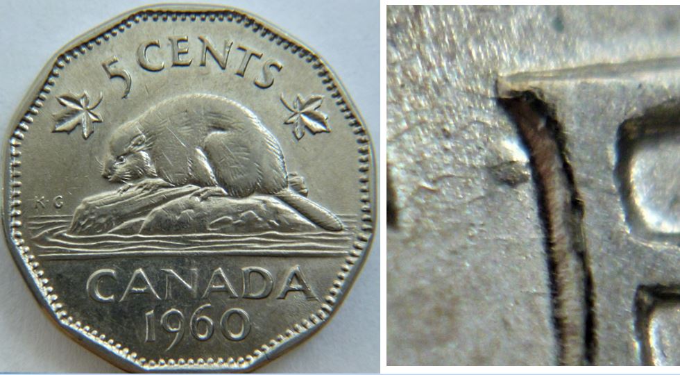 5 Cents 1960-Éclat coin sur 5 et un peu plus-1.JPG