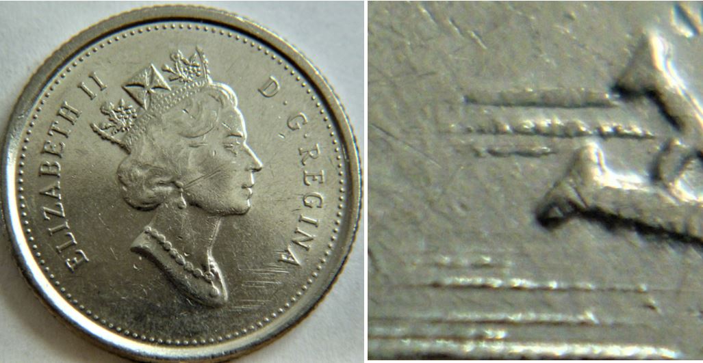 10 Cents 1999- 17 Lignes devant l'effgie-2.JPG