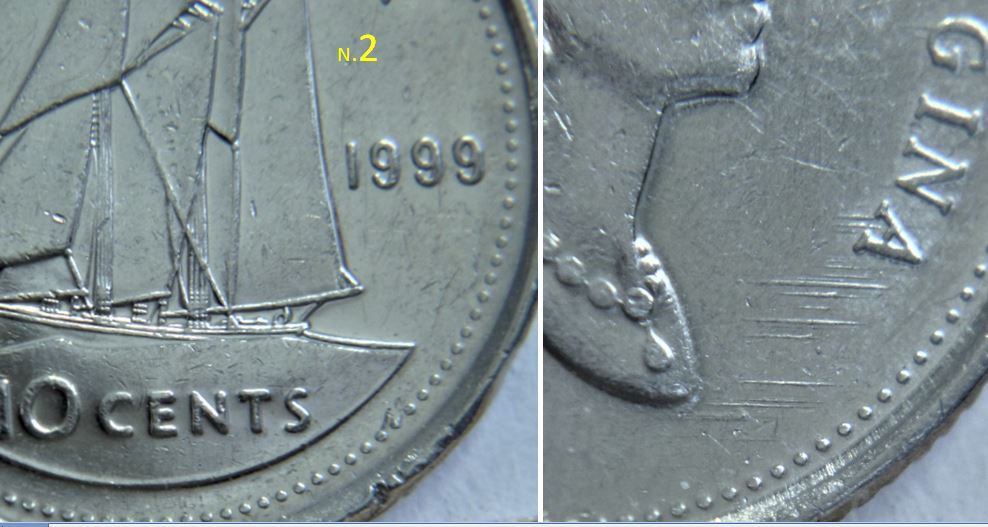 10 Cents 1999- 17 Lignes devant l'effgie,1.JPG