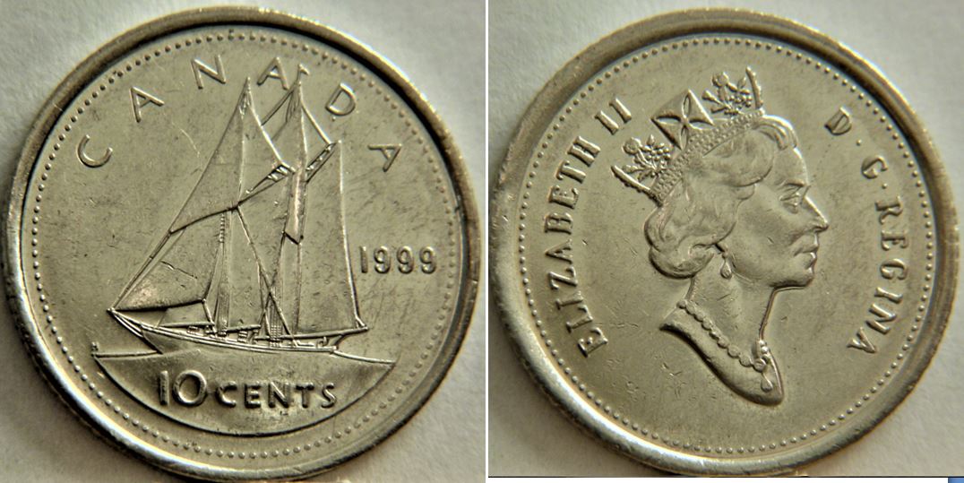10 Cents 1999-Gros Lettrage avers+Double effigie-1.JPG