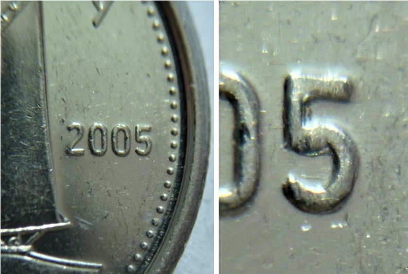 10 Cents 2005-Double 5 + Éclat coin dans le 5-1.JPG