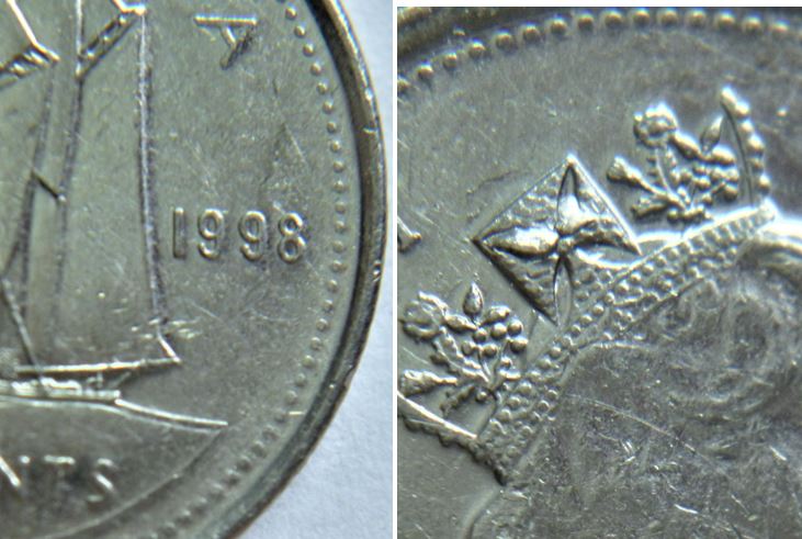 10 Cents 1998-Accumulation dans la couronne-1.JPG