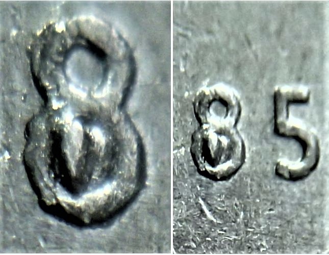 10 Cents 1985-Le 8 a le trou du bas bouché -Éclat du coin-3.JPG