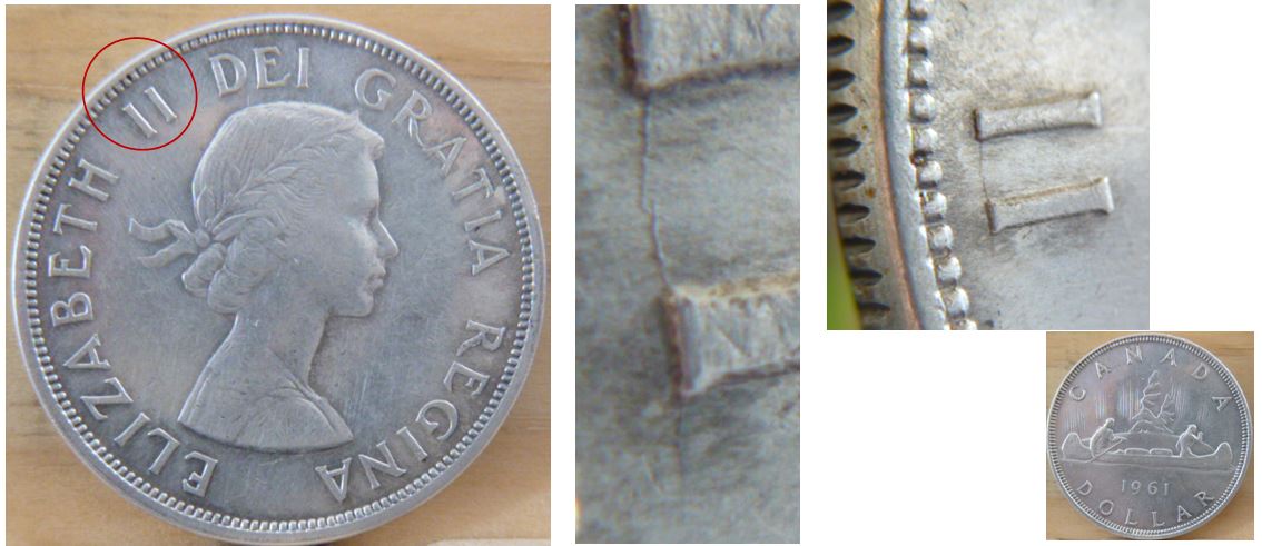 1 Dollar 1961 - Fendille coté avers -II- de elizabeth II-2.JPG