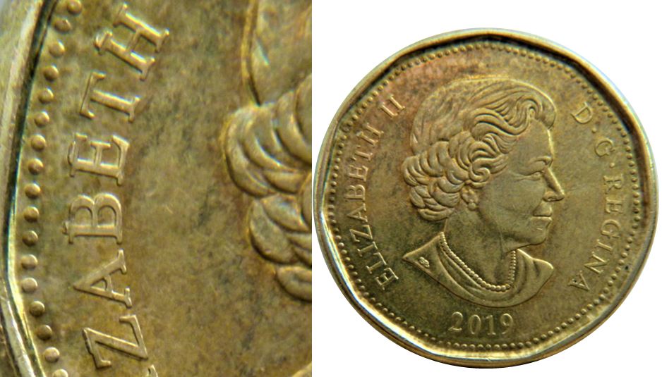 1 Dollar 2019-Éclat coin sur ZBEH de eliZaBEtH-1.JPG