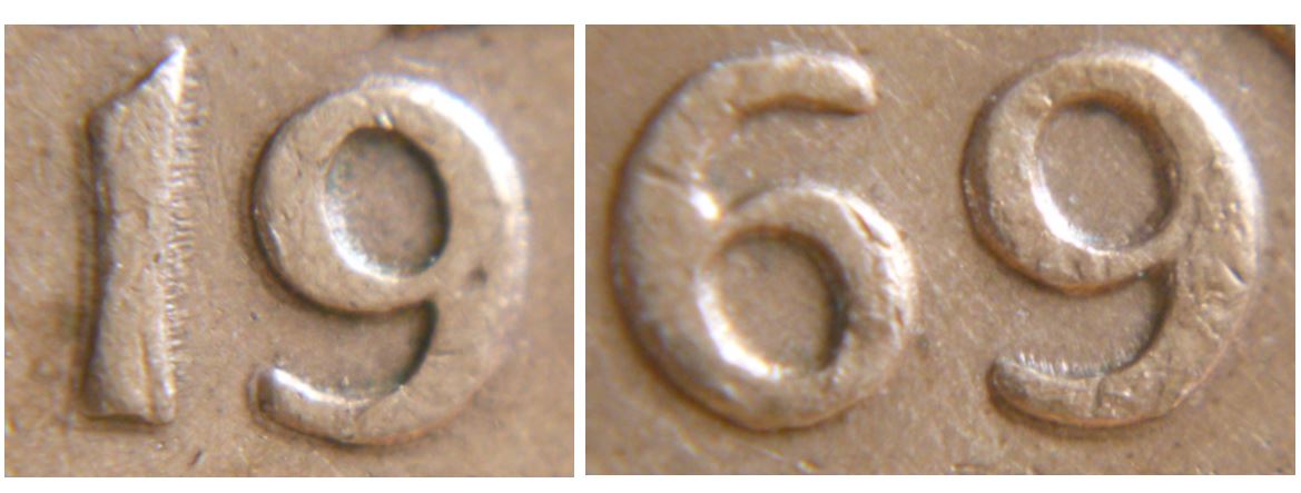1 Cents - 1969- Double 19&9-coin détérioré  (1).JPG