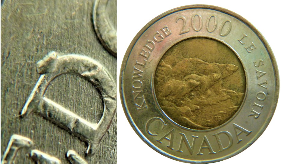 2 dollars 2000 Savoir- Éclat coin sur tête du D knowleDge-1.jpg