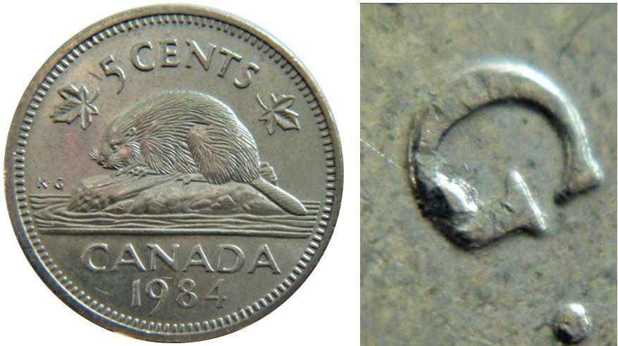 5 Cents 1984-Éclat coin sur G de d.G.-1.JPG