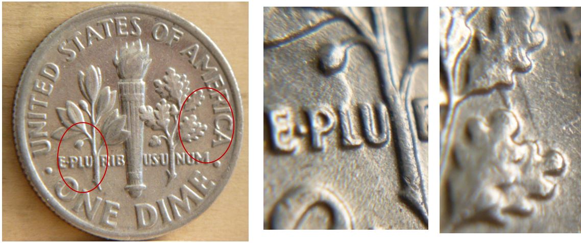 10 Cents USA 1990P-Accunulation+entrechoqué-2.JPG