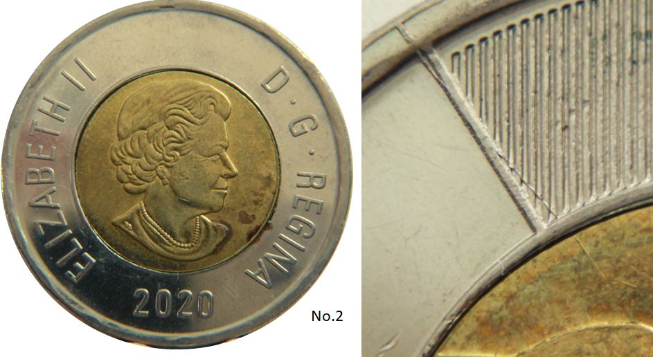 2 Dollars 2020-Coin fendillé coté revers éclat coin sur BT-No.2,.JPG
