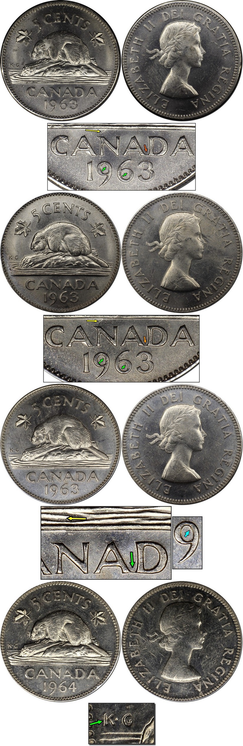 Web - À Vendre - Lot 4 x 5c 1963-63-63-64 (6526-1391-8260-6311).jpg