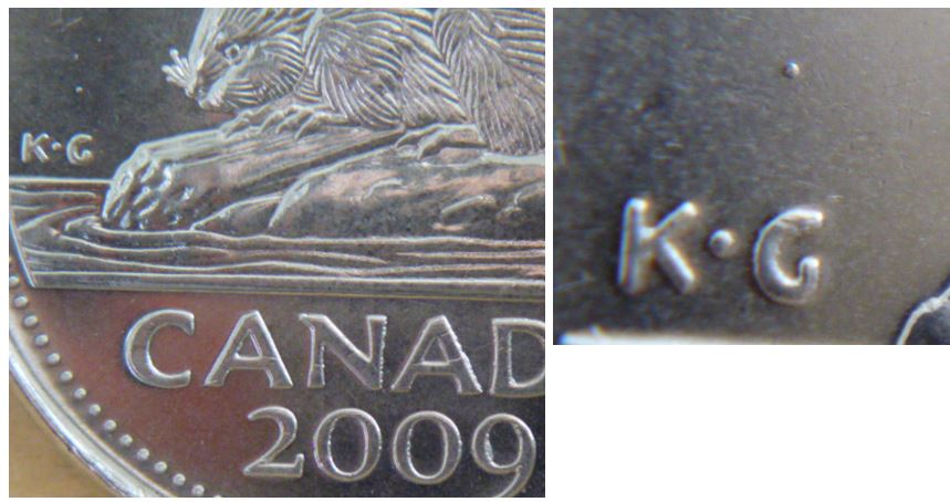 5 Cents 2009-Point au dessus K.G.JPG