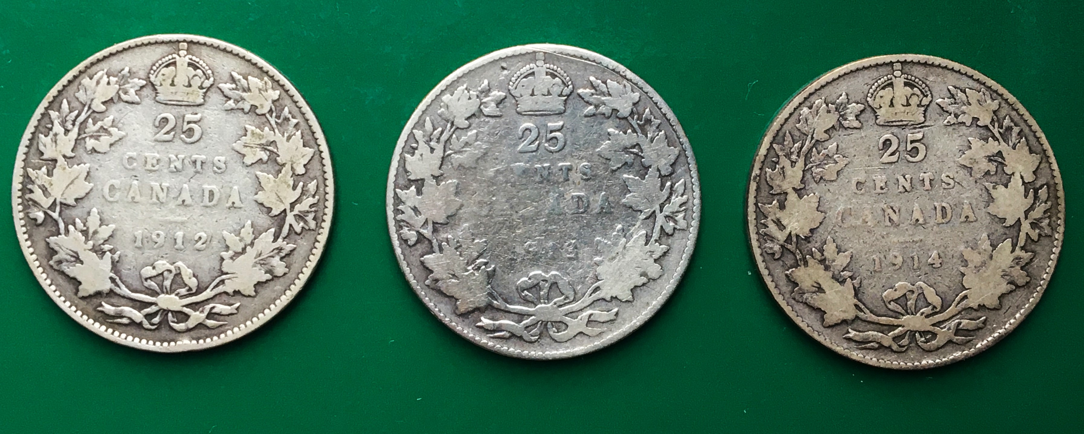 25 cents 1012 1913 1914.JPG