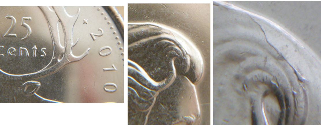 25 Cents 2010- Coin fenfille cheveux effigie.JPG