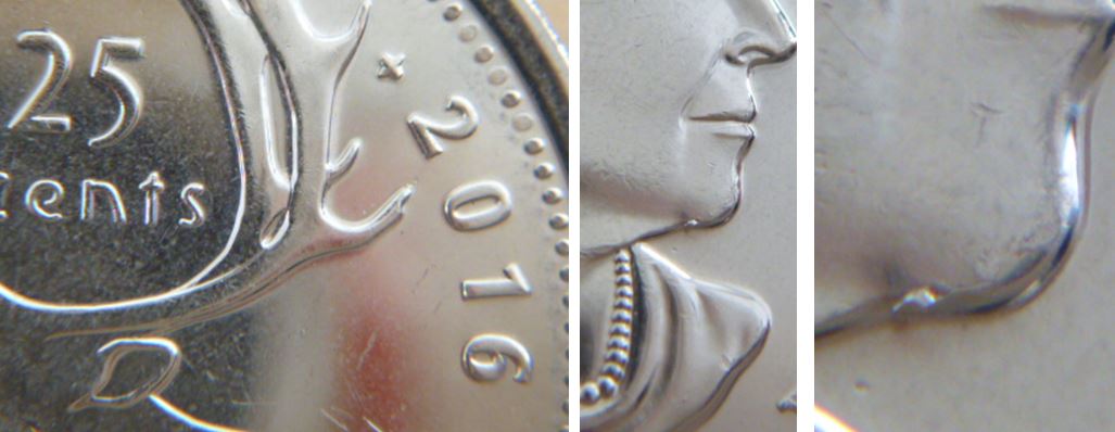 25 Cents 2016- Éclat coin sous menton-1.JPG