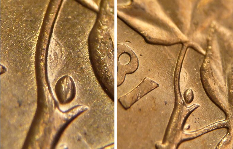 1 Cent 1981-Double cocons-Coin entrechoqué-1.JPG