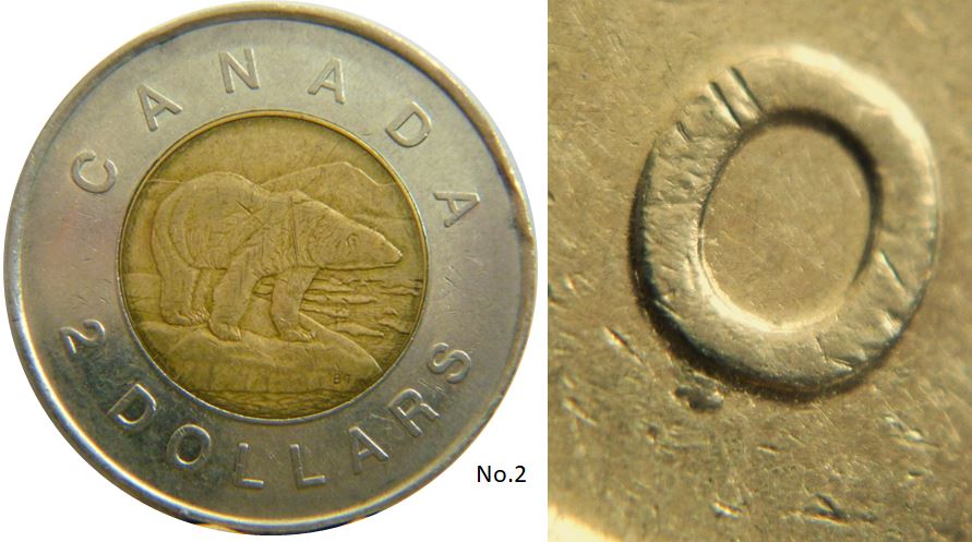 2 Dollars 2005-Éclat coin sous O de dOllars-No2.JPG