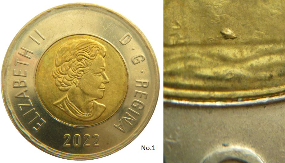 2 Dollars 2022-Éclat coin sous l'ours-No.1,.JPG