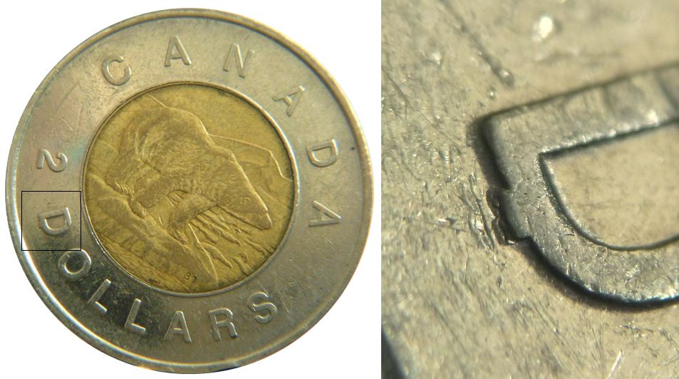 2 Dollars 1996-Pedestal D de Dollars-No.1.JPG