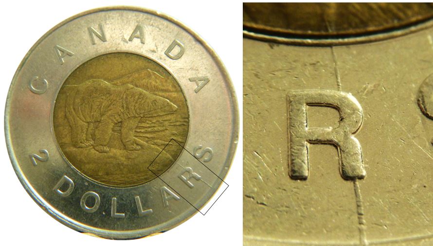 2 Dollars 1996-Coin fendillé a travers R de dollaRs-2.JPG