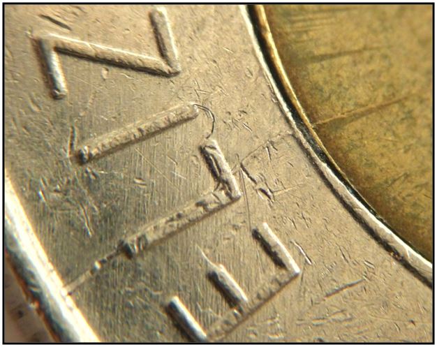 2 Dollars 1996-Coin fendillé  Avers et Revers,1,.JPG