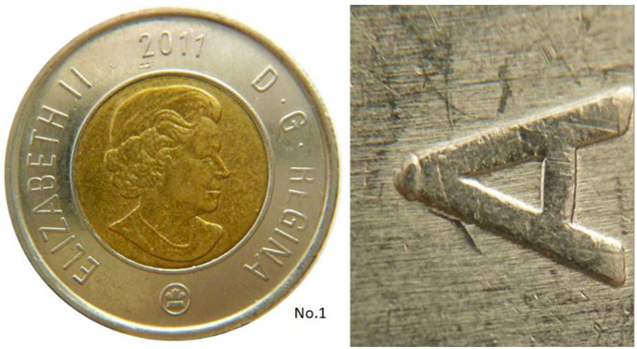 2 Dollars 2011 MRC logo-Éclat coin A de canAda-1,.JPG