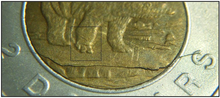 2 Dollars 1996 Contrefaite -Coin fendillé du 2 au S de 2 dollarS-2.JPG