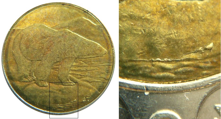 2 Dollars 2021-Éclat coin sous la glace-No.1.JPG