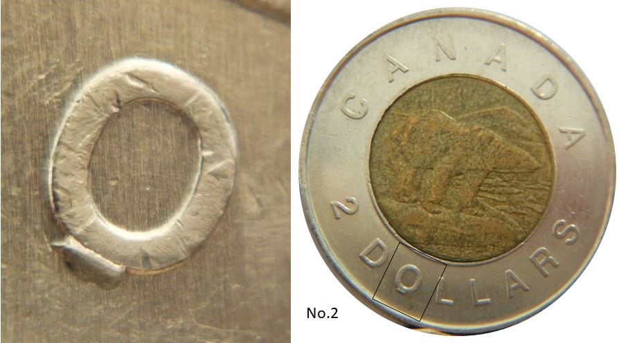 2 Dollars 2011 W-Éclat coin sous O de dOllars-No.2.JPG