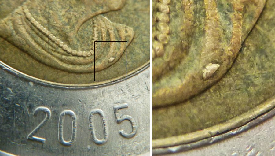 2 Dollars 2005-Éclat coin à la base de effigie-1,.JPG