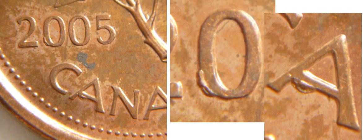 1 Cent 2005-Deux éclat de coin au revers.JPG