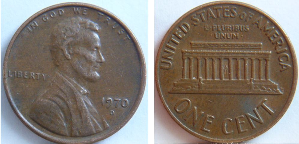 1 Cent 1970D  usa-Éclat de coin dand le 9-1.JPG