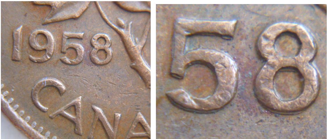 1 Cent 1958-Double 58- coin détérioré.JPG