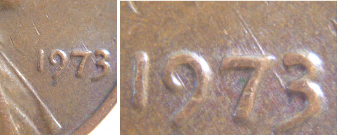 1 Cent 1973 USA-Domage au coin sur la date.JPG