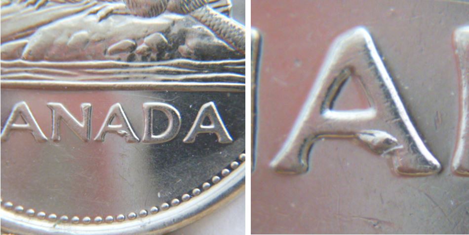 5 Cents 2002- Éclat de coin sous 2 ème A de canAda.JPG