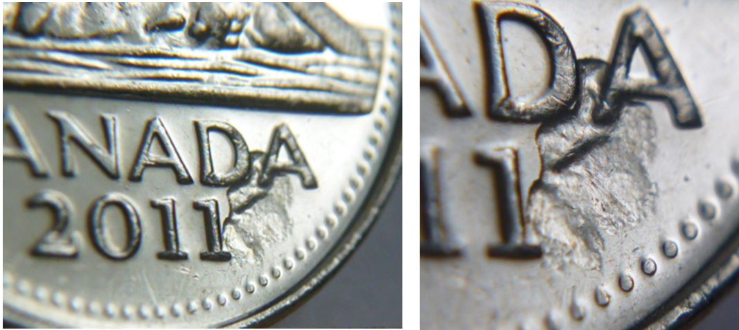 5 Cents 2011-Frappe a traver graisse près de la date.JPG