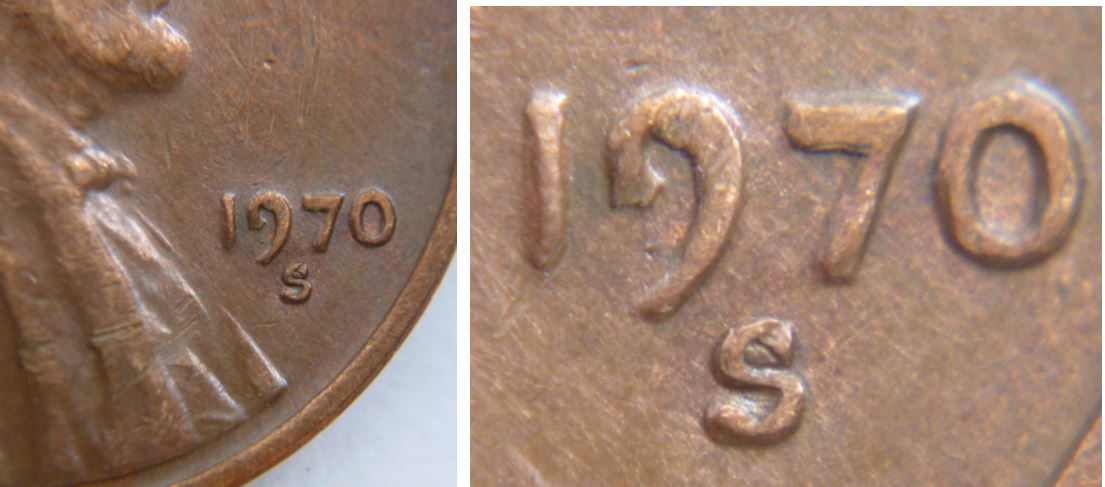 1 Cent USA 1970S-Écla de coin dans le S.JPG